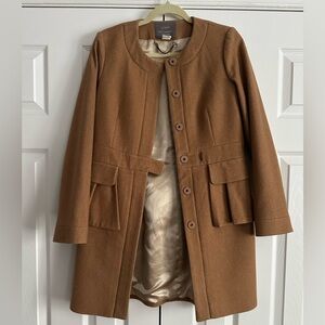 J. Crew Tan Wool Coat